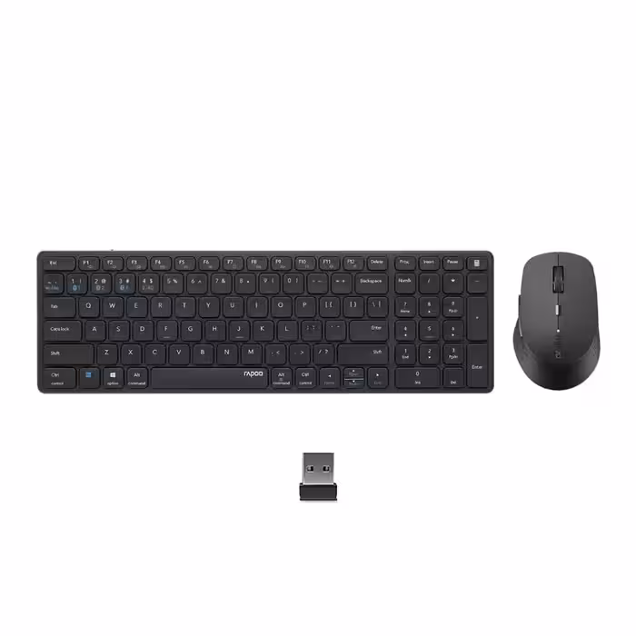 کیبورد و ماوس بی سیم رپو مدل 9350M