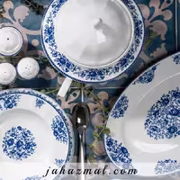 سرویس چینی زرین طرح فلورنتینا 103 پارچه