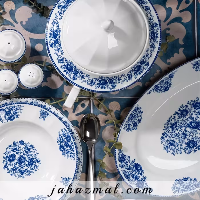 سرویس چینی زرین طرح فلورنتینا 103 پارچه