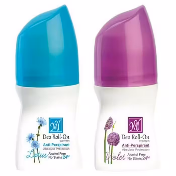 رول ضد تعریق زنانه مای مدل Violet and Lotus حجم 50 میلی لیتر مجموعه 2 عددی
