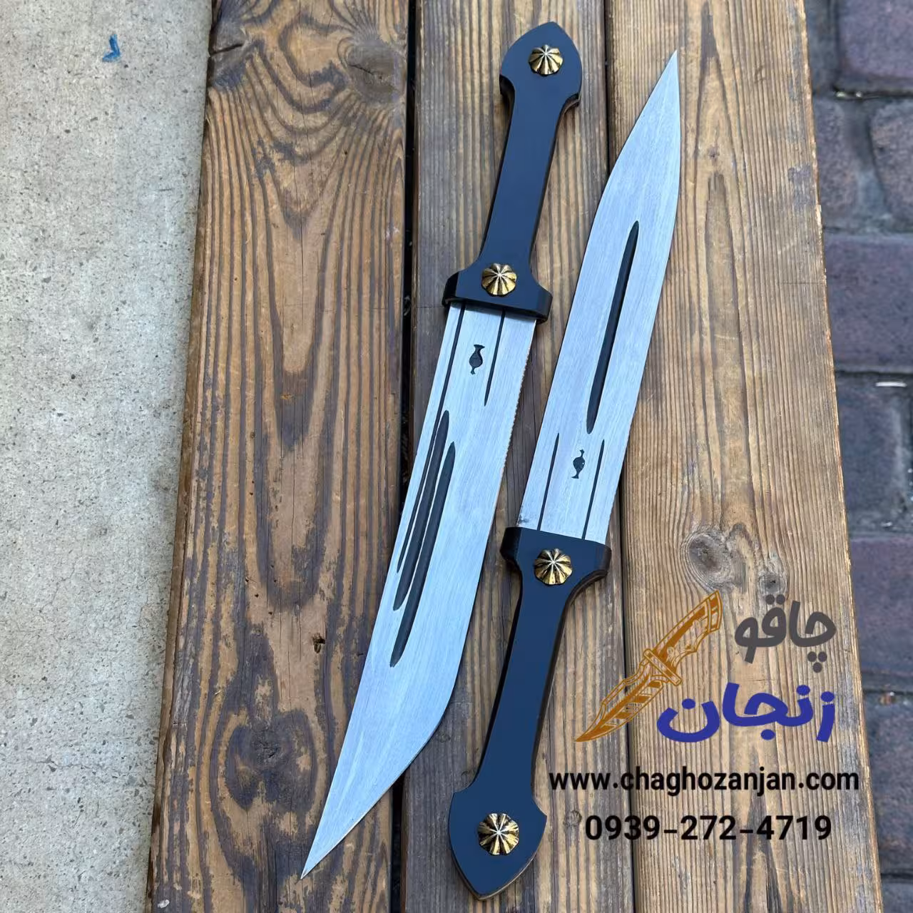 نیمچه 40سانت تیغه مات همراه با غلاف هدیه دو مدل تک لب و دولب