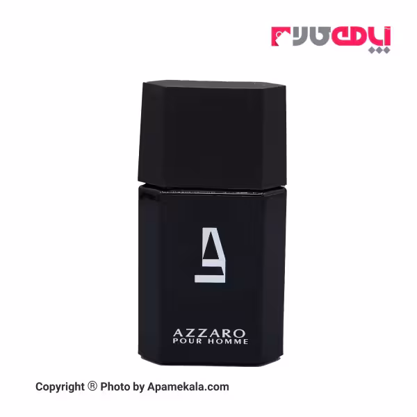 ادو پرفیوم مردانه برند نایس پاپت مدل SILVER BLACK AZZARO POUR HOMME