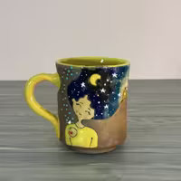 سوپر ماگ رنگین گلس طرح چهار