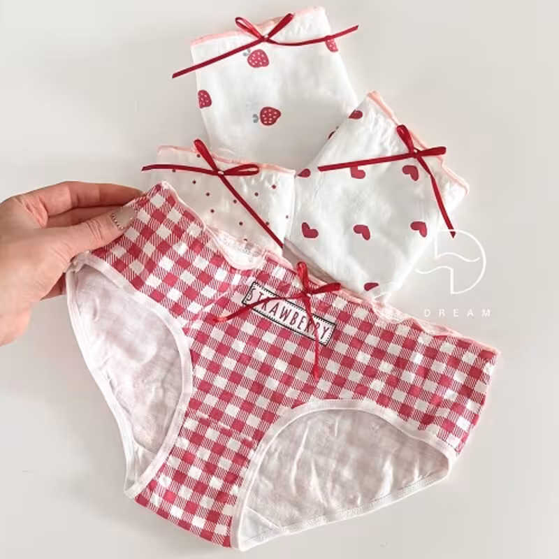 شورت نخی قرمز 130