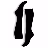 جوراب پارازین مشکی بدون کفی 1/70 سه رب پاریسان