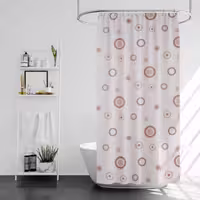 پرده حمام پیسو مدل BZ-11 سایز 180×200 سانتی متر