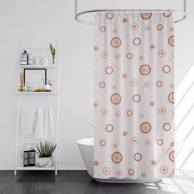 پرده حمام پیسو مدل BZ-11 سایز 180×200 سانتی متر