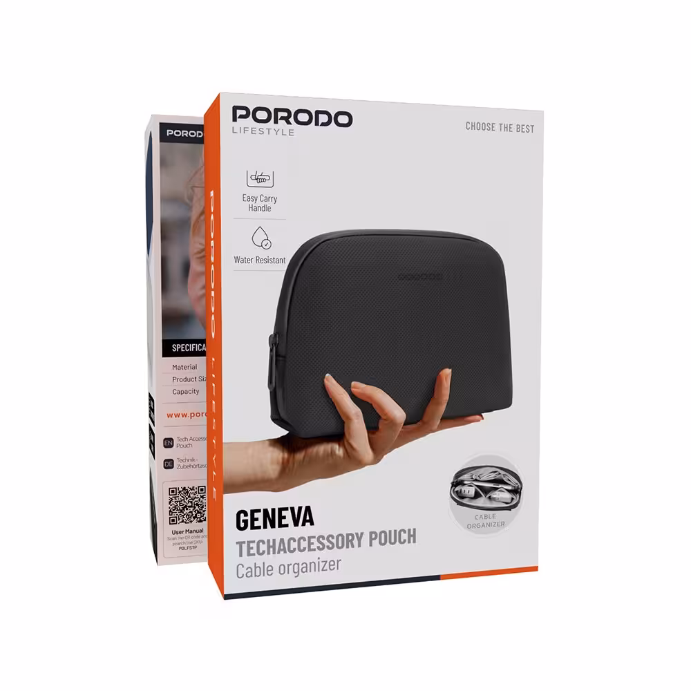 کیف دستی پرودو Porodo Lifestyle Geneva Tech Accessory Pouch