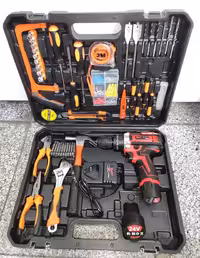 کیت کامل 100 عددی دریل شارژی میلواکی به همراه ابزاردستی