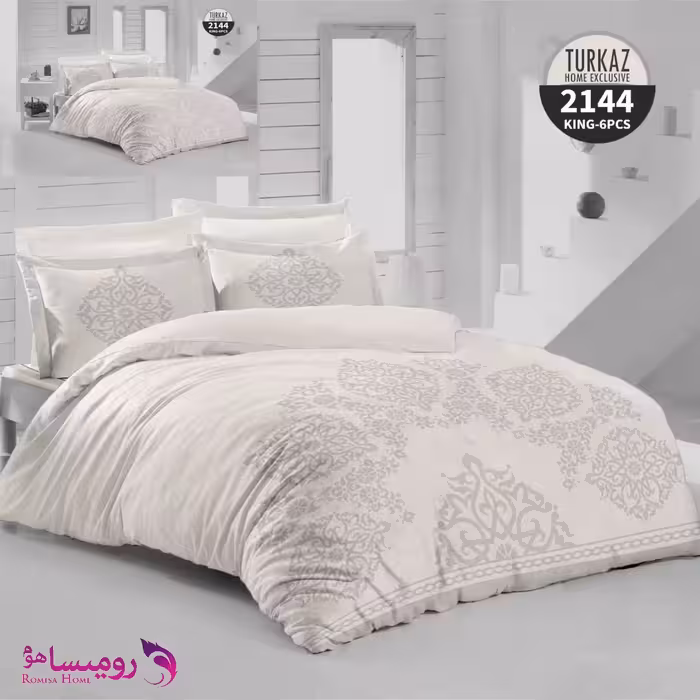 قیمت و خرید سرویس روتختی طرح الیزابت دو نفره برند Turkaz کد 2144