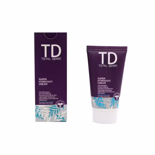 کرم آبرسان فوق قوی پوست چرب توتال درم Total Derm Super Hydratant Cream
