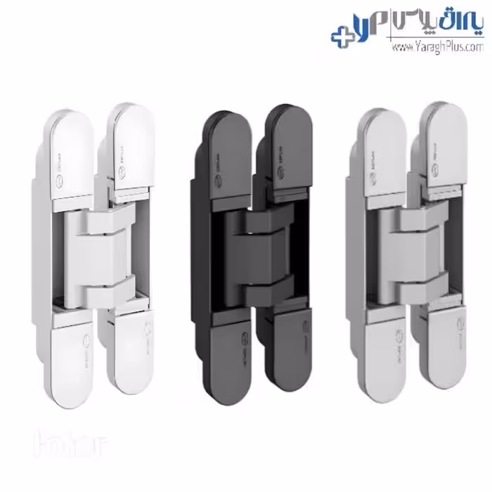 لولا مخفی درب چوبی ضخامت 25 میلیمتر 50 کیلوگرمی با نتظیم سه بعدی