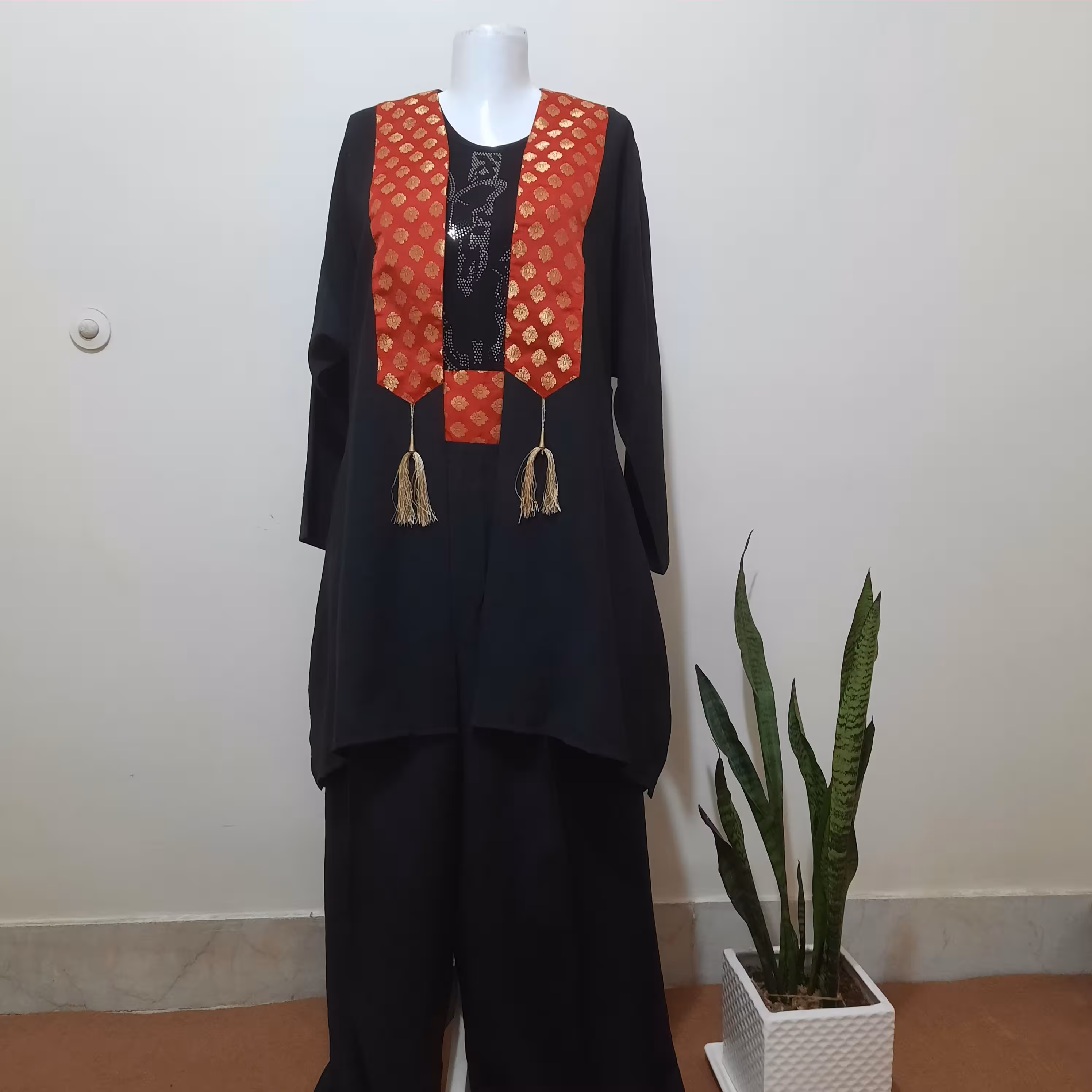 مانتو شلوار نخی