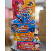 اسلایم خوراکی ترش میوه ای پارادایس باکس 12 عددی paradise