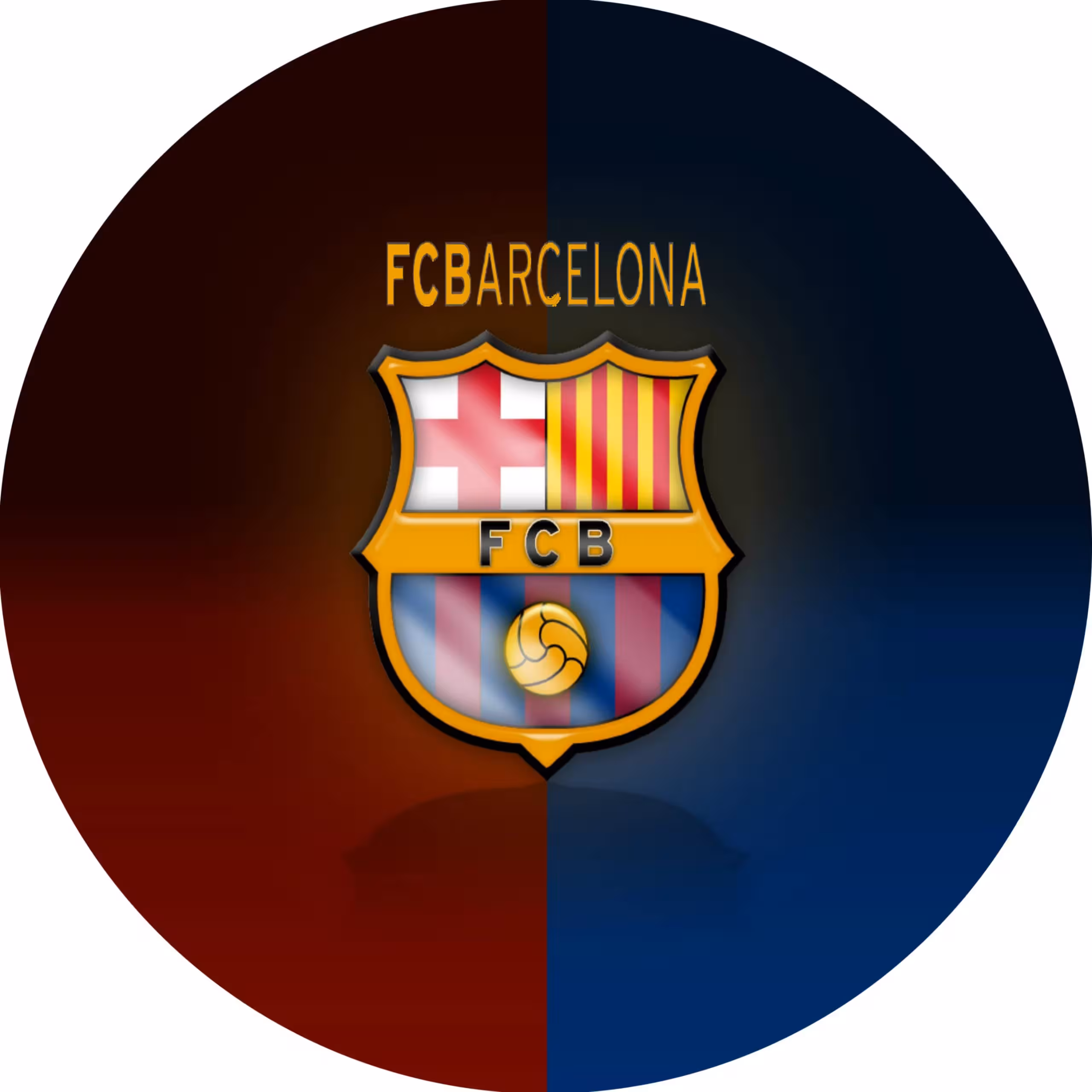بنر گرد بارسلونا( 1 متر در 1 متر  )