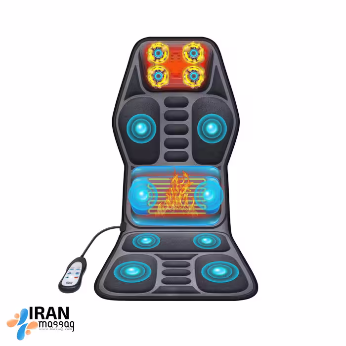 ماساژور تشکی و روکش صندلی آیجویر مدل 308D | شیاتسو کامل کمر با گرما