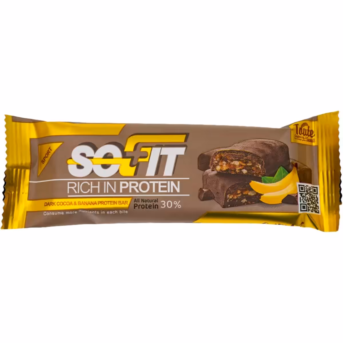 پروتئین بار موزی سوفیت 45 گرمی