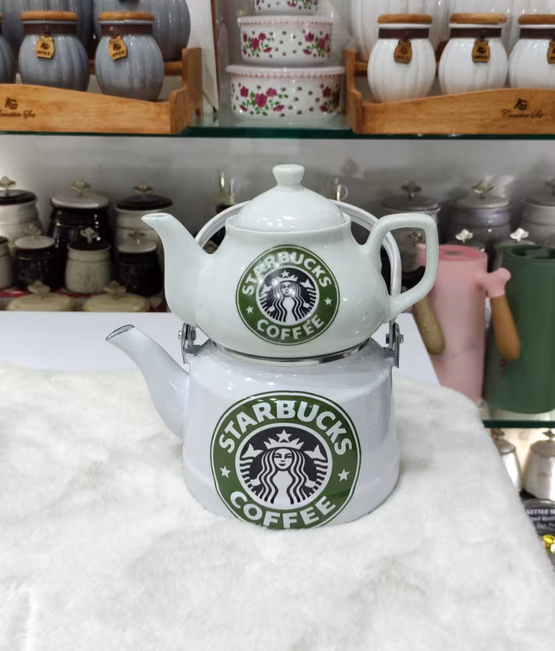 کتری قوری لعابی Kh کد 103