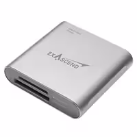 کارت ریدر CF Type B/SD اکساسند Exascend CFexpress Type B / SD Express Card Reader