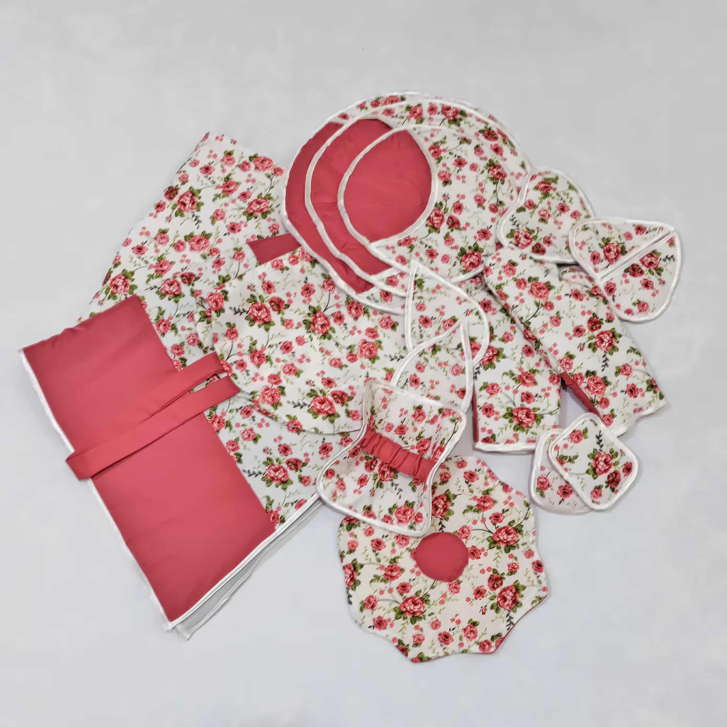 سرویس  پارچه ای اشپزخانه 15تیکه