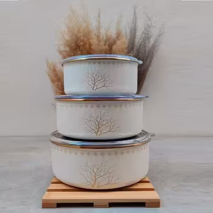 ست نگهدارنده سه تایی غذا سمبول ترکیه کد SEMBOL-TREE002