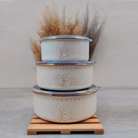 ست نگهدارنده سه تایی غذا سمبول ترکیه کد SEMBOL-TREE002