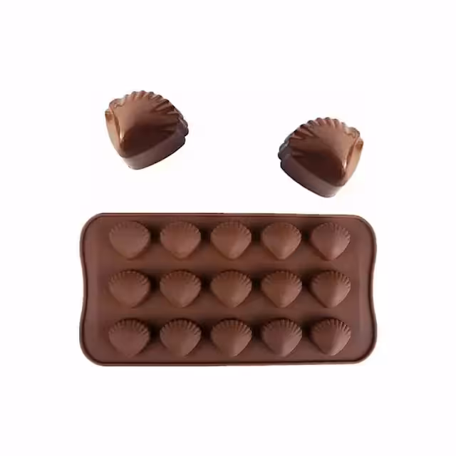 قالب سیلیکون شکلات صدفی