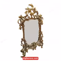 آینه برنجی برنزی مدل ظریف