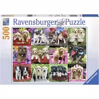 پازل 500 قطعه Ravensburger طرح دوستان توله سگ