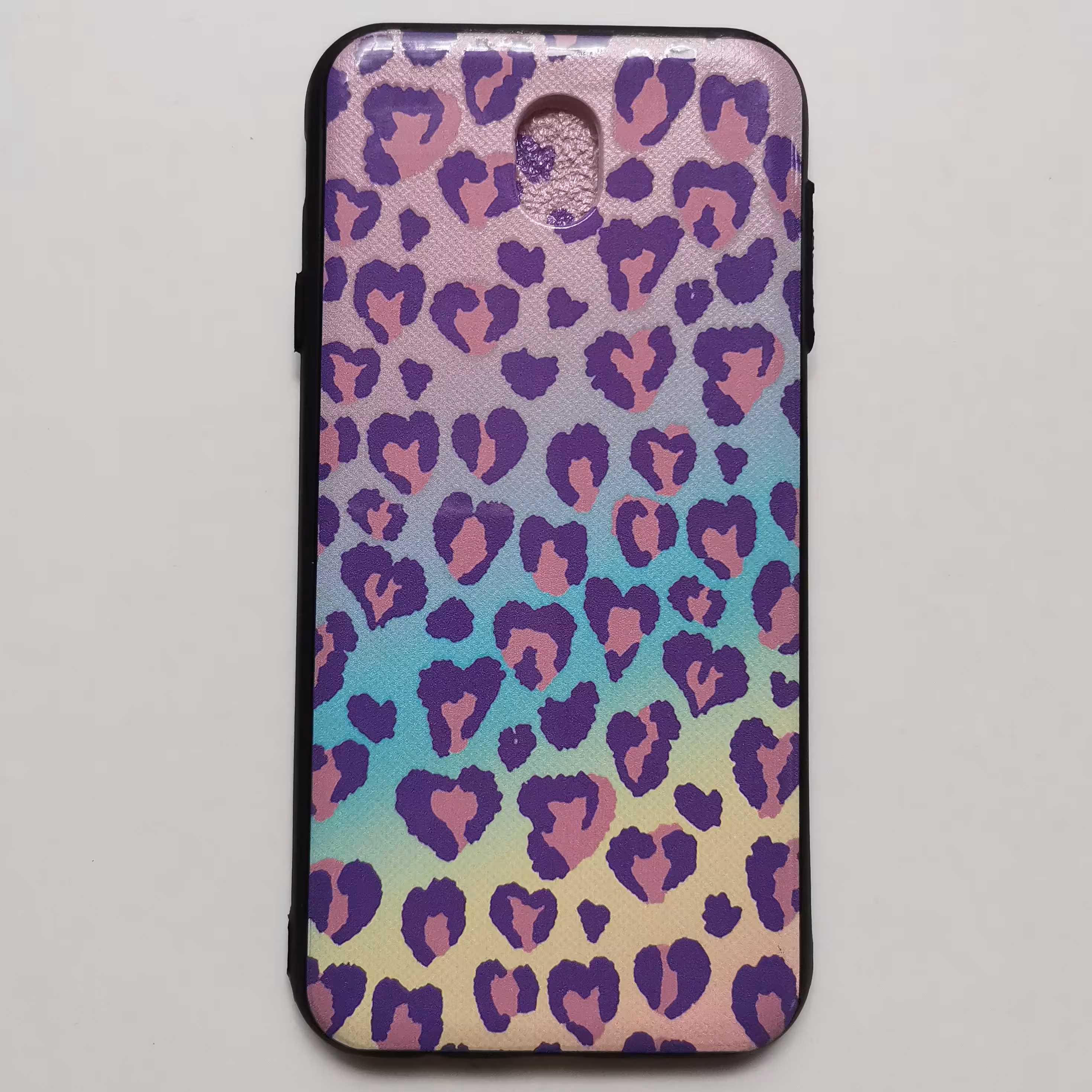 قاب طرحدار پلنگی رنگی مناسب گوشی سامسونگ J7 pro