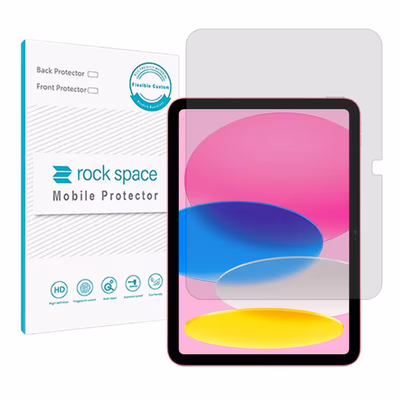 گلس تبلت اپل iPad 11 (2025) مدل نانو هیدروژل شفاف برند راک اسپیس کد L