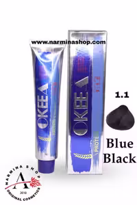 رنگ مو اکیا شماره 1.1 BLUE BLACK