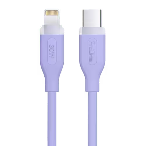 کابل تبدیل USB-C به لایتنینگ پرووان مدل PCC122 طول 1 متر