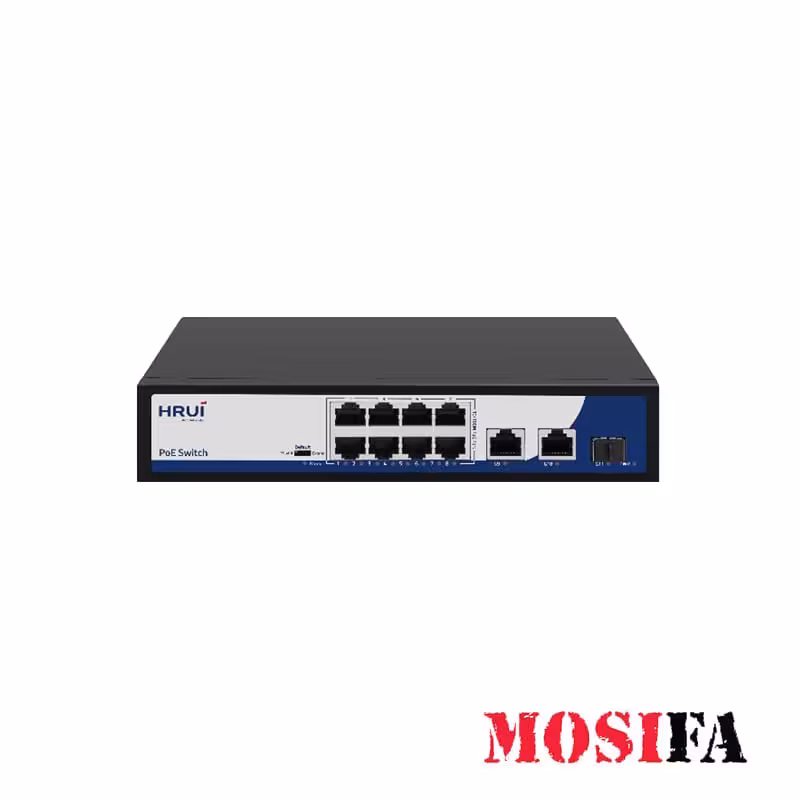 سوئیچ شبکه 8 پورت HRUI مدل HR901-AF-821GNS