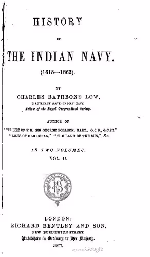 خرید و دانلود نسخه کامل کتاب History of the Indian Navy (1613-1863)