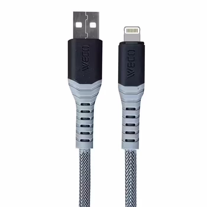 کابل تبدیل USB به لایتنینگ وکو مدل WE-12 طول 1 مترWeco