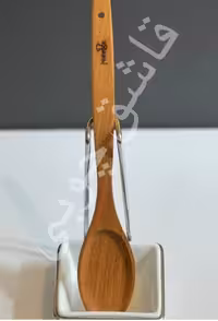 قاشق چوبی تخم مرغی راش