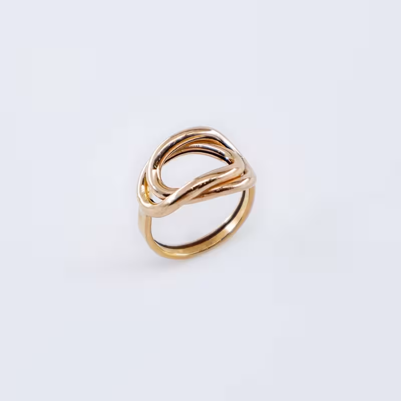 انگشتر طلا گره