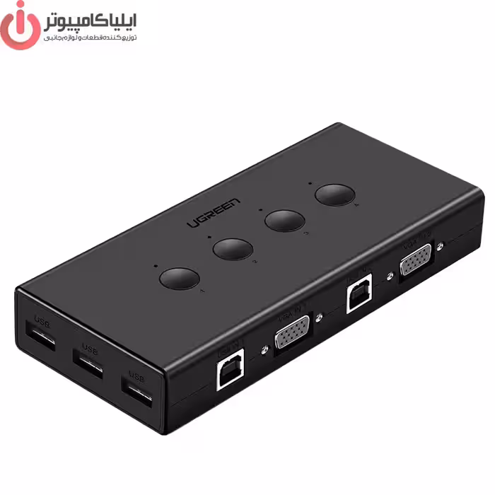 سوییچ KVM VGA چهار پورت یوگرین مدل UGREEN CM154-50280