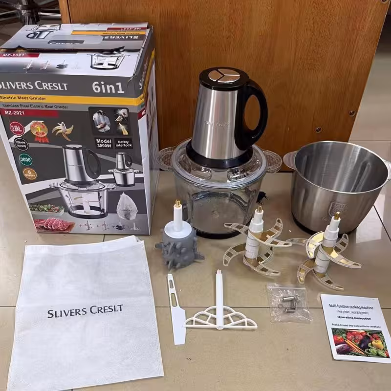 خردکن دو کاسه سیلورکرست مدل MZ-2021