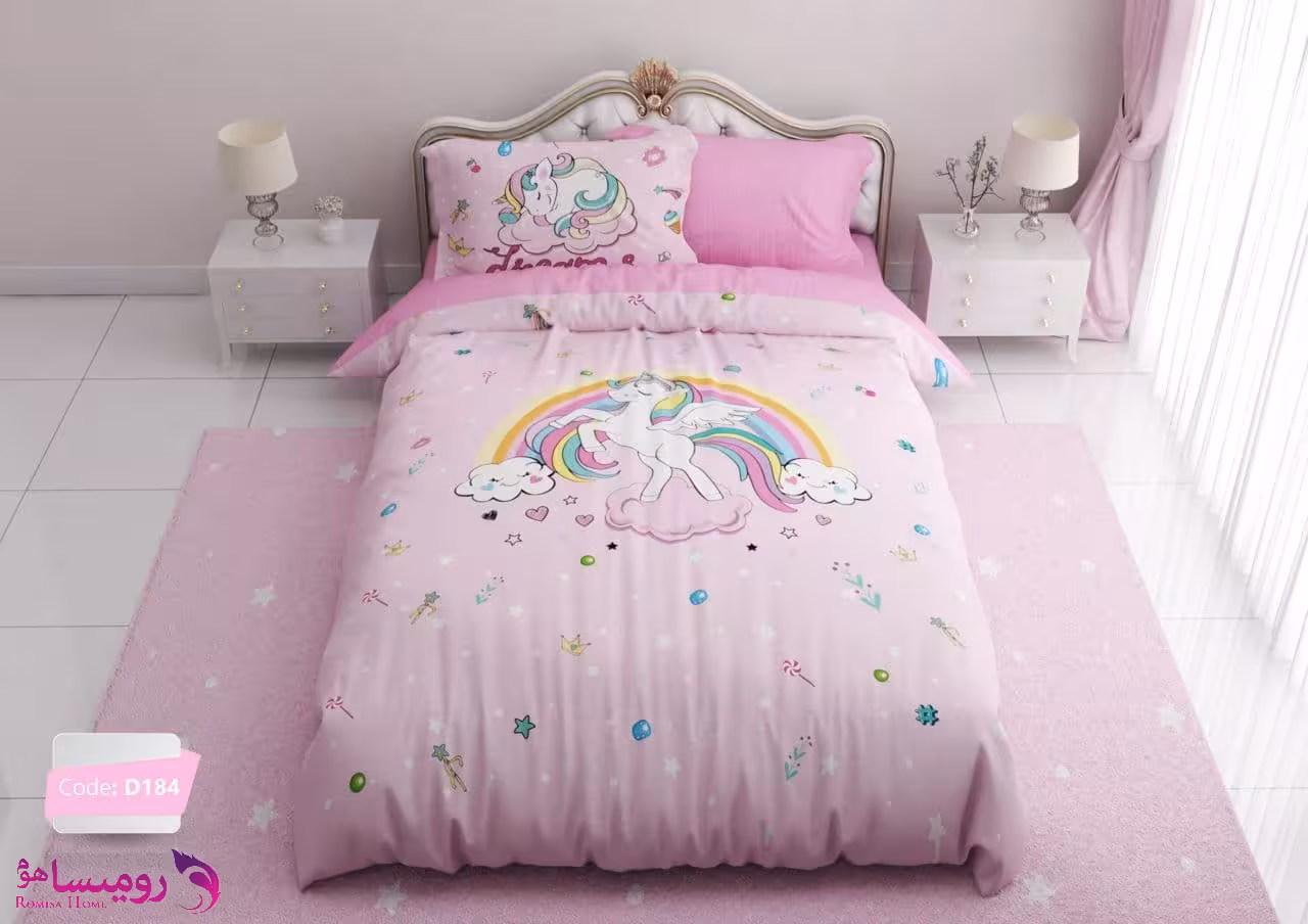 قیمت و خرید سرویس روتختی طرح اسب شاخدار یک نفره برند ترکسان کد d184