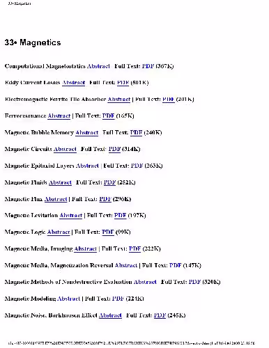 خرید و دانلود نسخه کامل کتاب 33.Magnetics