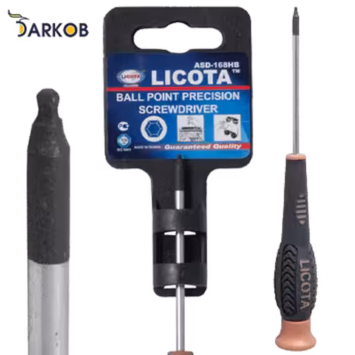 پیچ گوشتی ساعتی سر آلنی گرد لیکوتا مدل ASD-168HB15