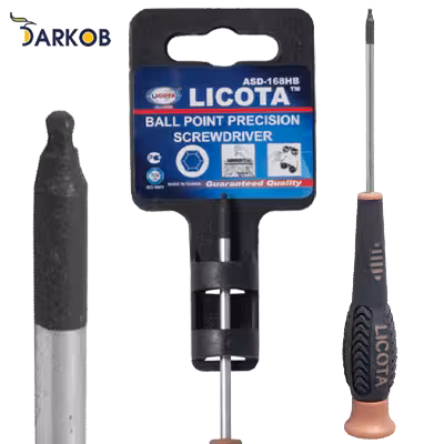 پیچ گوشتی ساعتی سر آلنی گرد لیکوتا مدل ASD-168HB15