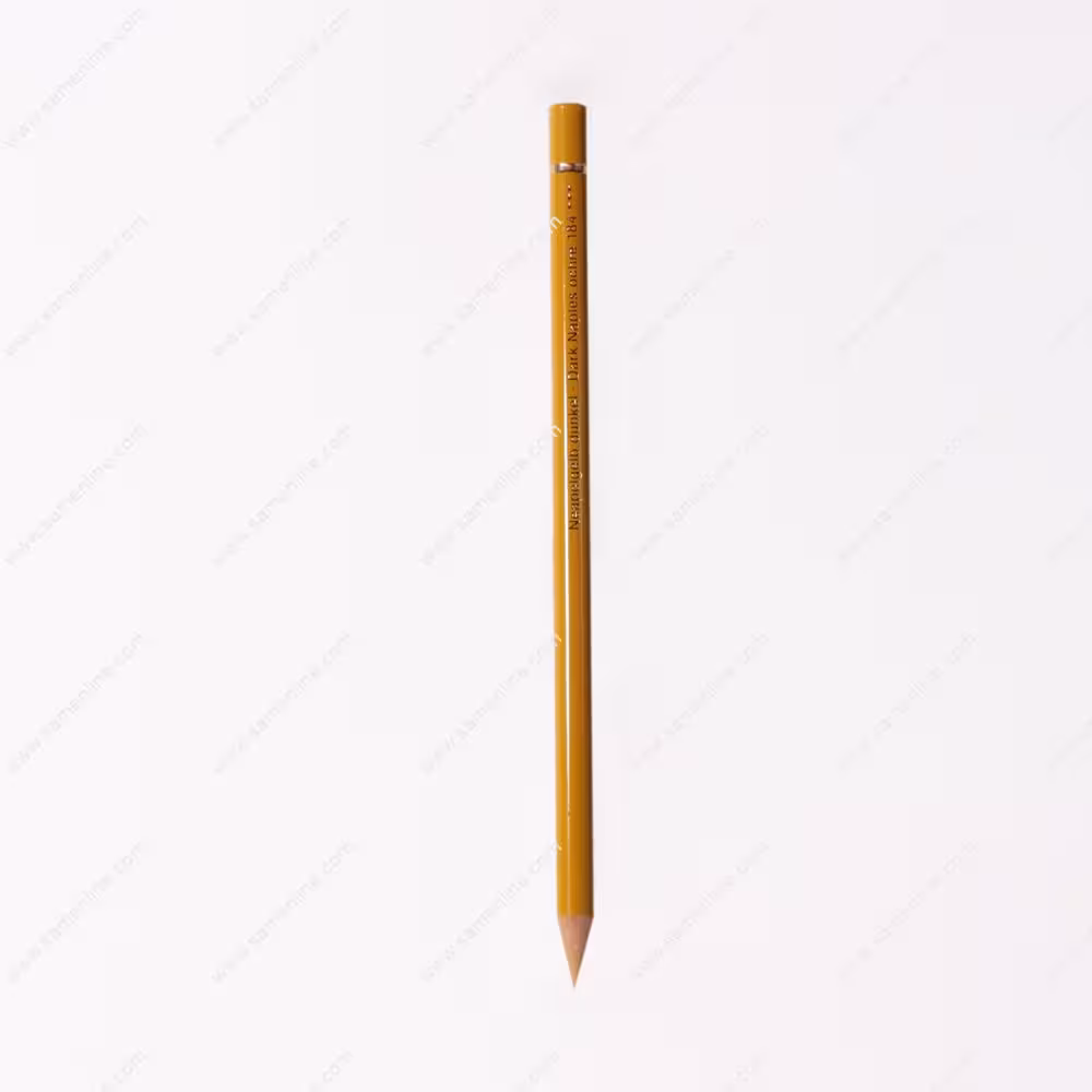 مداد رنگی فابر کاستل تکرنگ مدل پلی کروم کد dark naples ochre 184