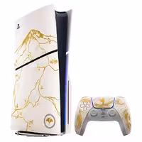 کنسول بازی پلی استیشن 5 اسلیم (PS5 Slim Standard Edition) باندل Ghost of Yotei Gold Limited Edition