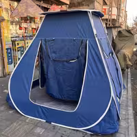 چادر مسافرتی 8 نفره فنری مدل ریپس جنس برنو با سایبان و ارتفاع بلند و فنر آلمانی کد6