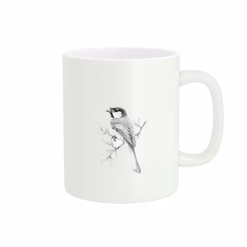ماگ پاد آفرین طرح پرنده کد 526