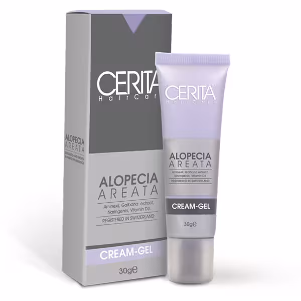 کرم ژل ریزش سکه ای آلوپسی سریتاCERITA ALOPECIA AREATA Cream-Gel