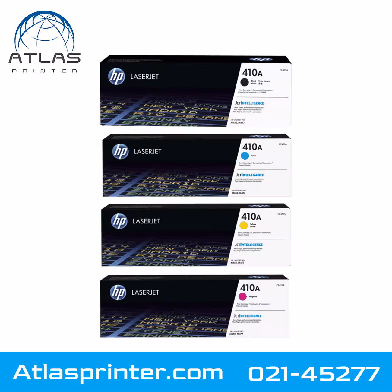 کارتریج ست چهار رنگ اچ پی HP 410A